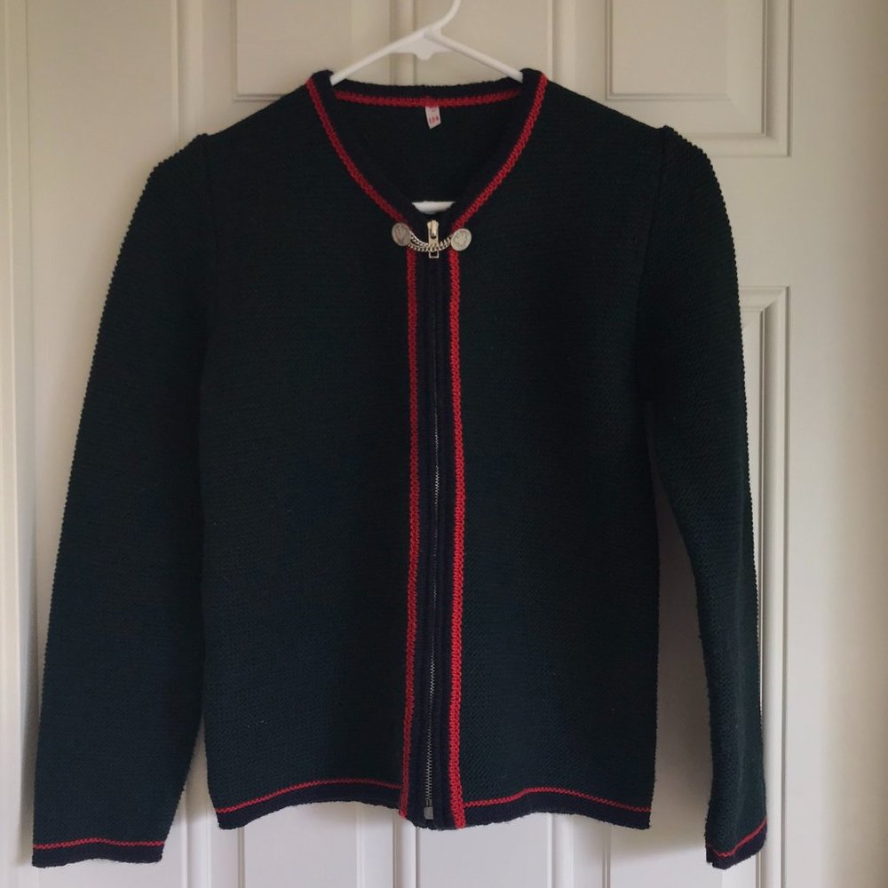 Vintage Handmade Wool Holiday Sweater